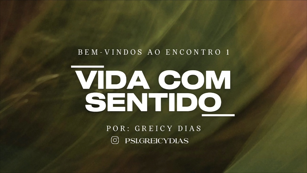 Série Vida com Sentido - Capa do Encontro