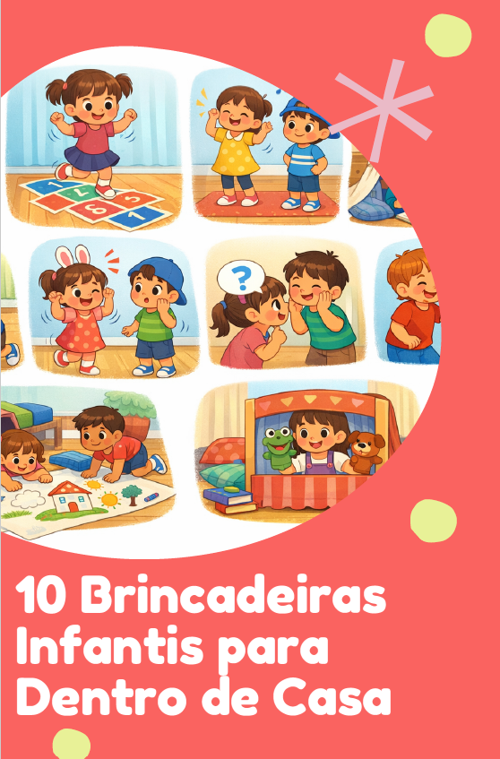 10 Brincadeiras Infantis para Dentro de Casa - RUBEN ESTEVAM RIBEIR...