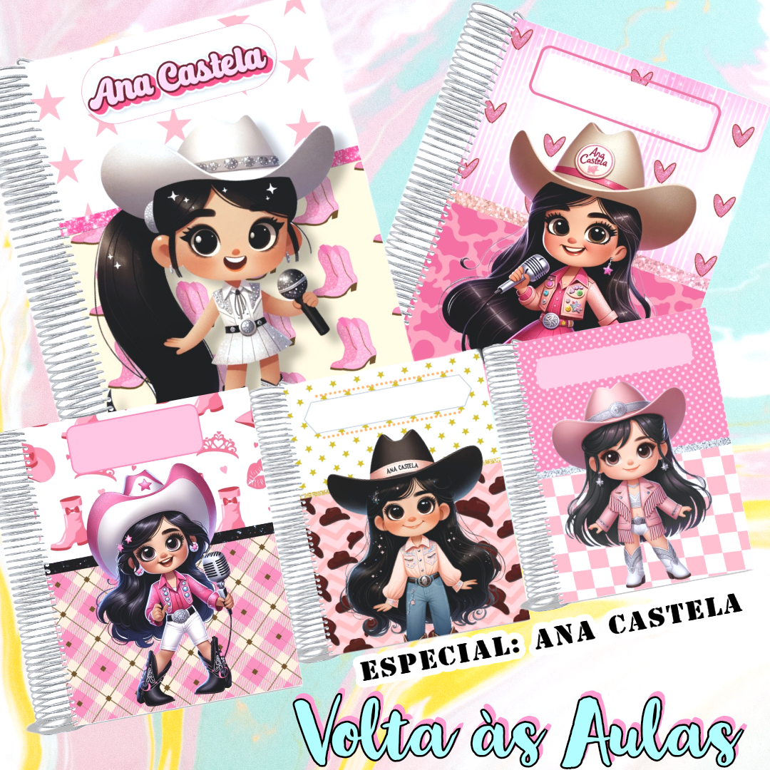 Pacote Digital - Ana Castela (Volta às Aulas) - Caramelo Design | H...