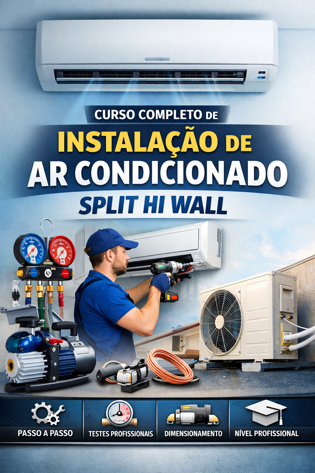 Curso Completo de Instalação de Ar Condicionado - SEVERO | Hotmart