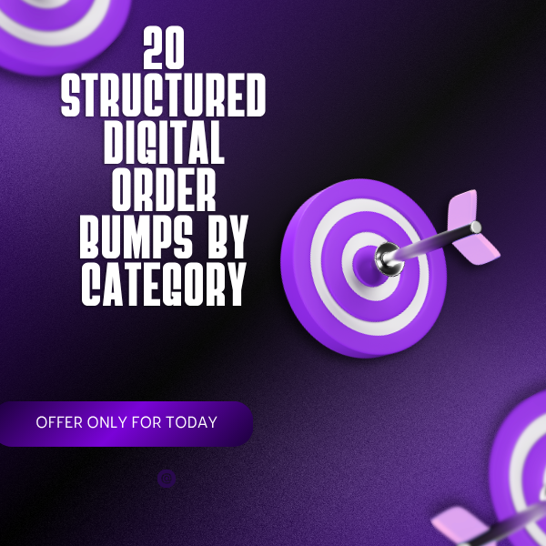20 Structured Digital Order Bumps by Category - Wendy Navichoque