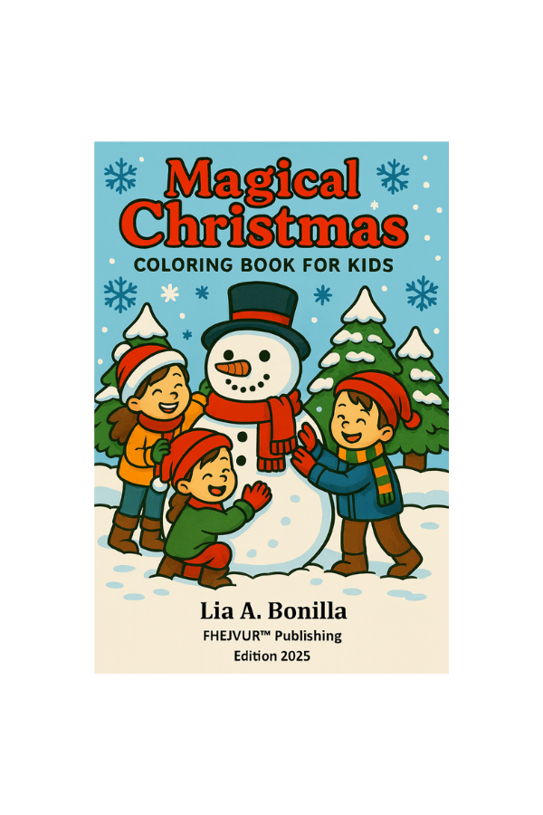 MAGICAL CHRISTMAS – Coloring Book for Kids (Ages 3+) | 75 Festive P...