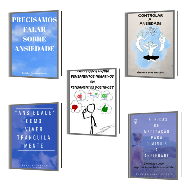 DE BOA COM A ANSIEDADE - BOX COM 5 E-BOOKS PARA VOCÊ VENCER A ANSIE...