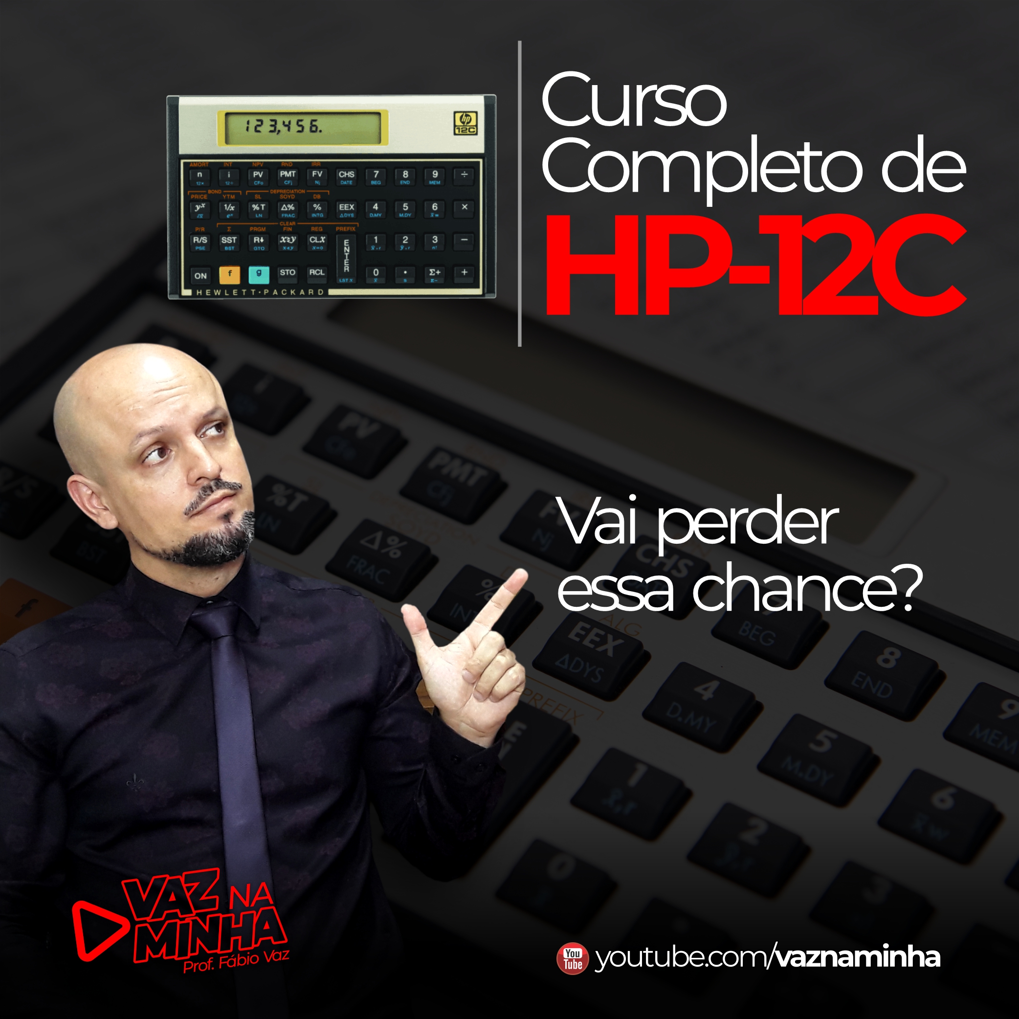 Imagem de capa para o Curso online Curso de HP-12C Completo