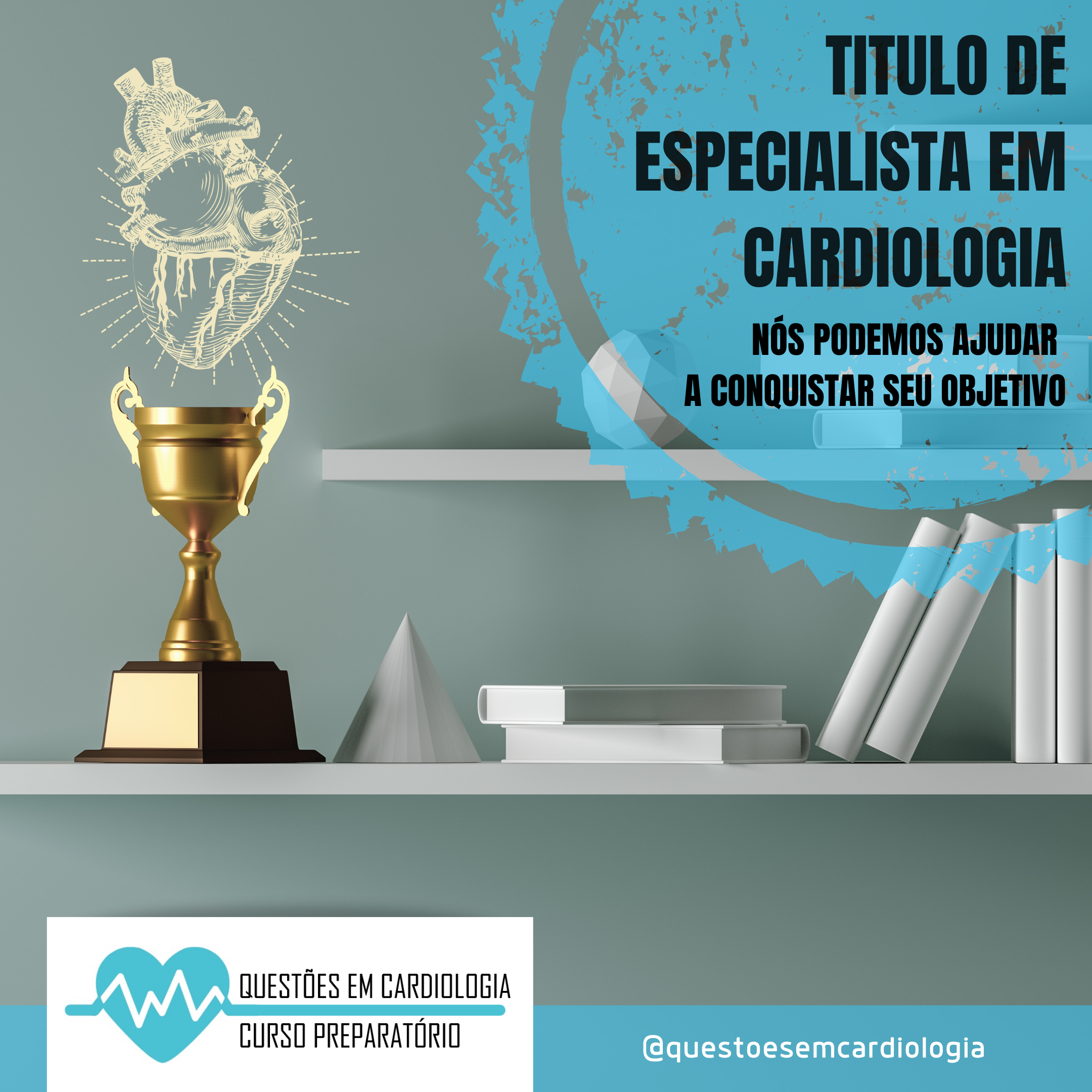 Imagem de capa para o Curso online Curso Preparatório 2021 - Questões em Cardiologia