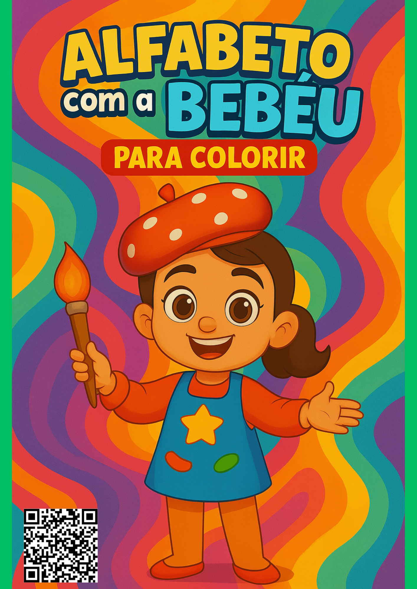 Alfabeto Com A Bebéu Para Colorir