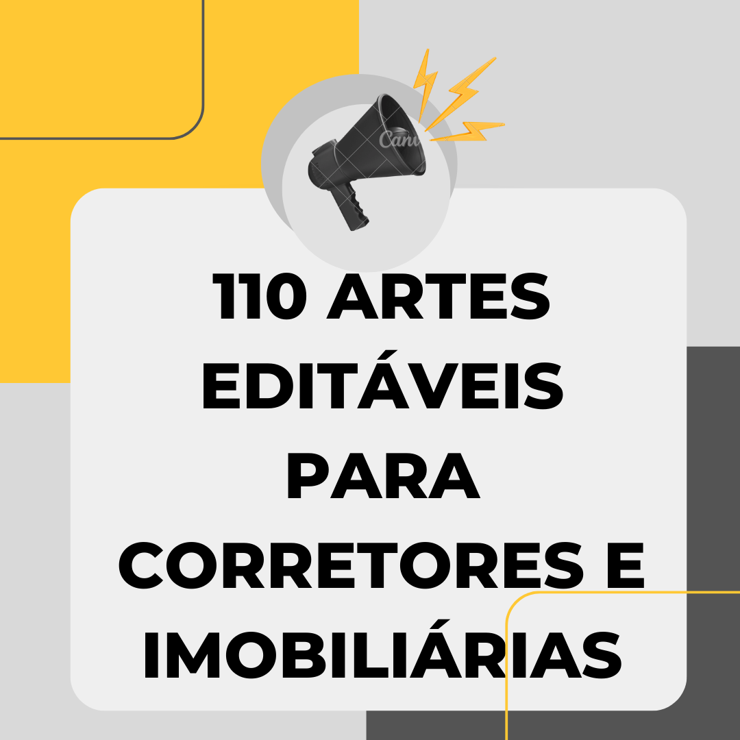 Imagem de capa para o Curso online 110 Artes Editáveis para Imóveis 