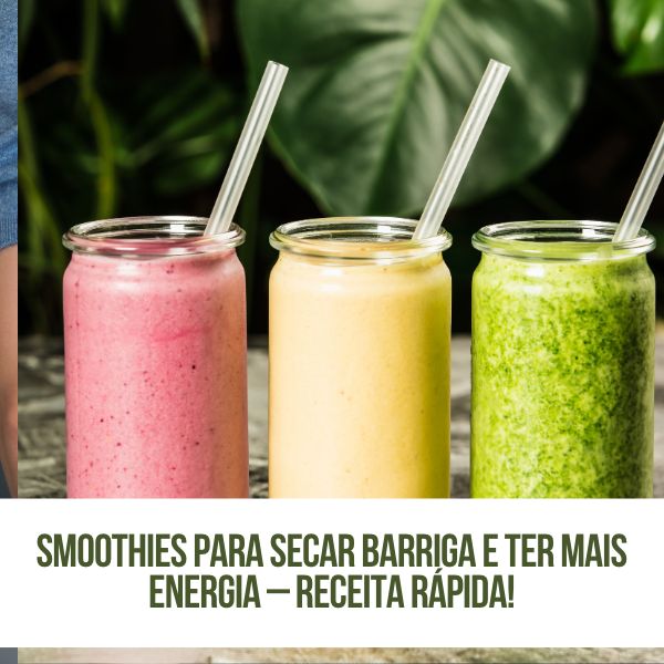 Smoothies para Secar Barriga e Ter Mais Energia – Receita Rápida!