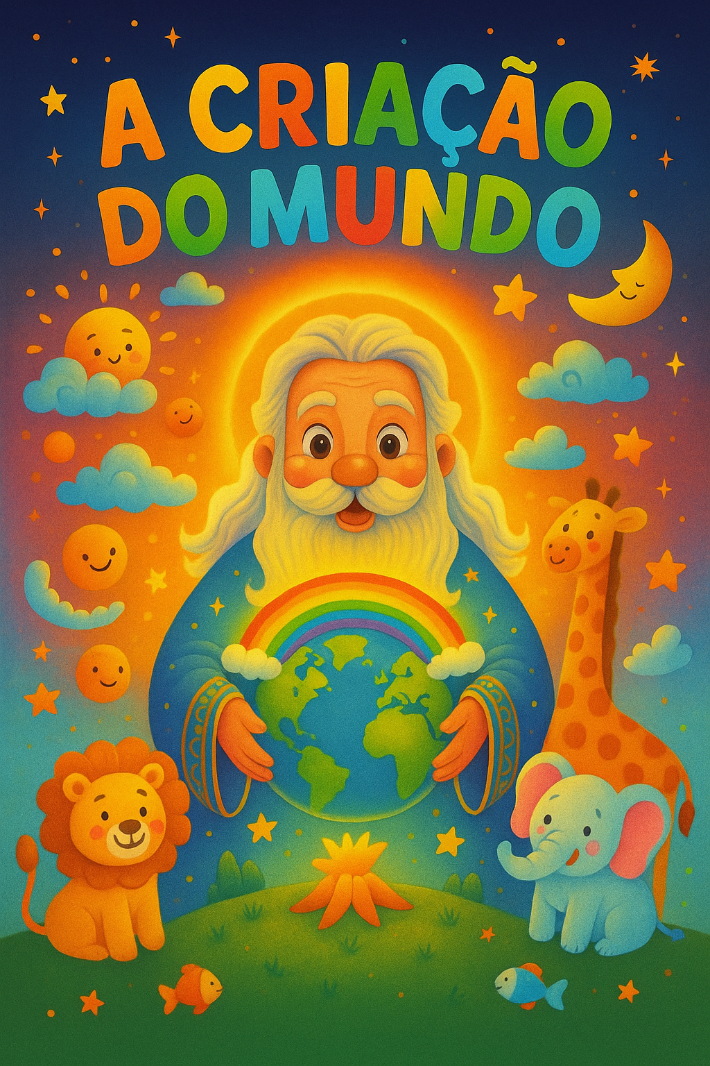 E-book Infantil: A História da Criação do Mundo em 7 Dias - Nadiele...