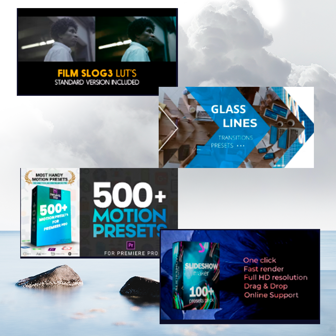 500+ MOTION PRESETS 100+ SLIDESHOW MAKER and FILM SLOG3, Y MÁS SOLU...