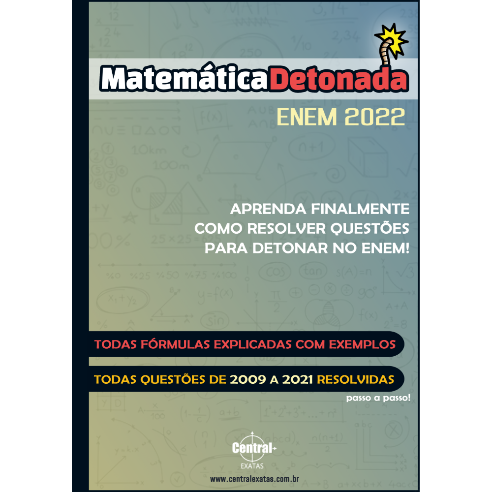 Imagem de capa para o Ebook [Livro em PDF] Matemática Detonada - ENEM 2022