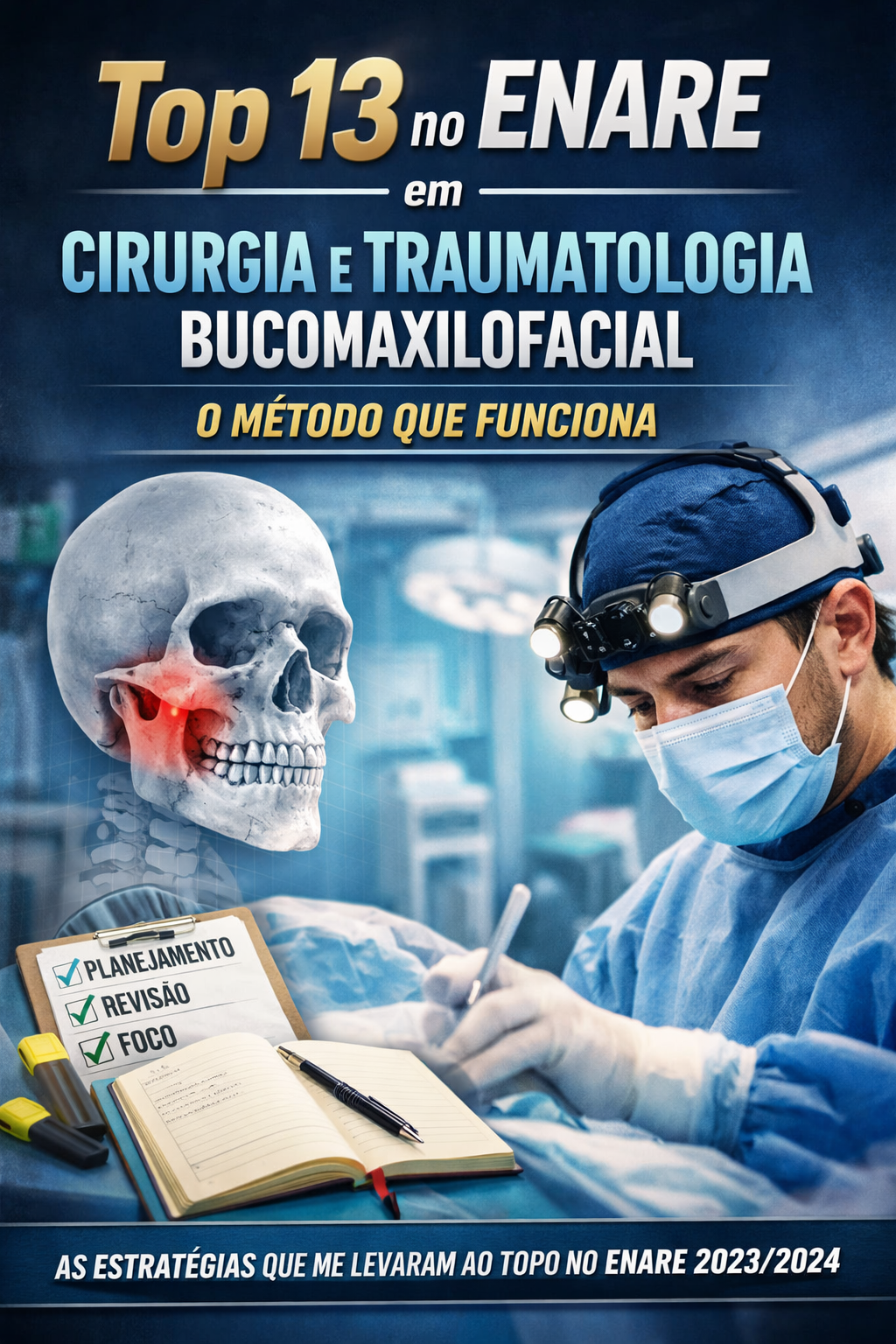 E-BOOKs - Aprovação em Cirurgia e Traumatologia Bucomaxilofacial e Concursos Públicos: O Método que Me Levou ao Top 13 no ENARE e aprovação em 7 concursos públicos.