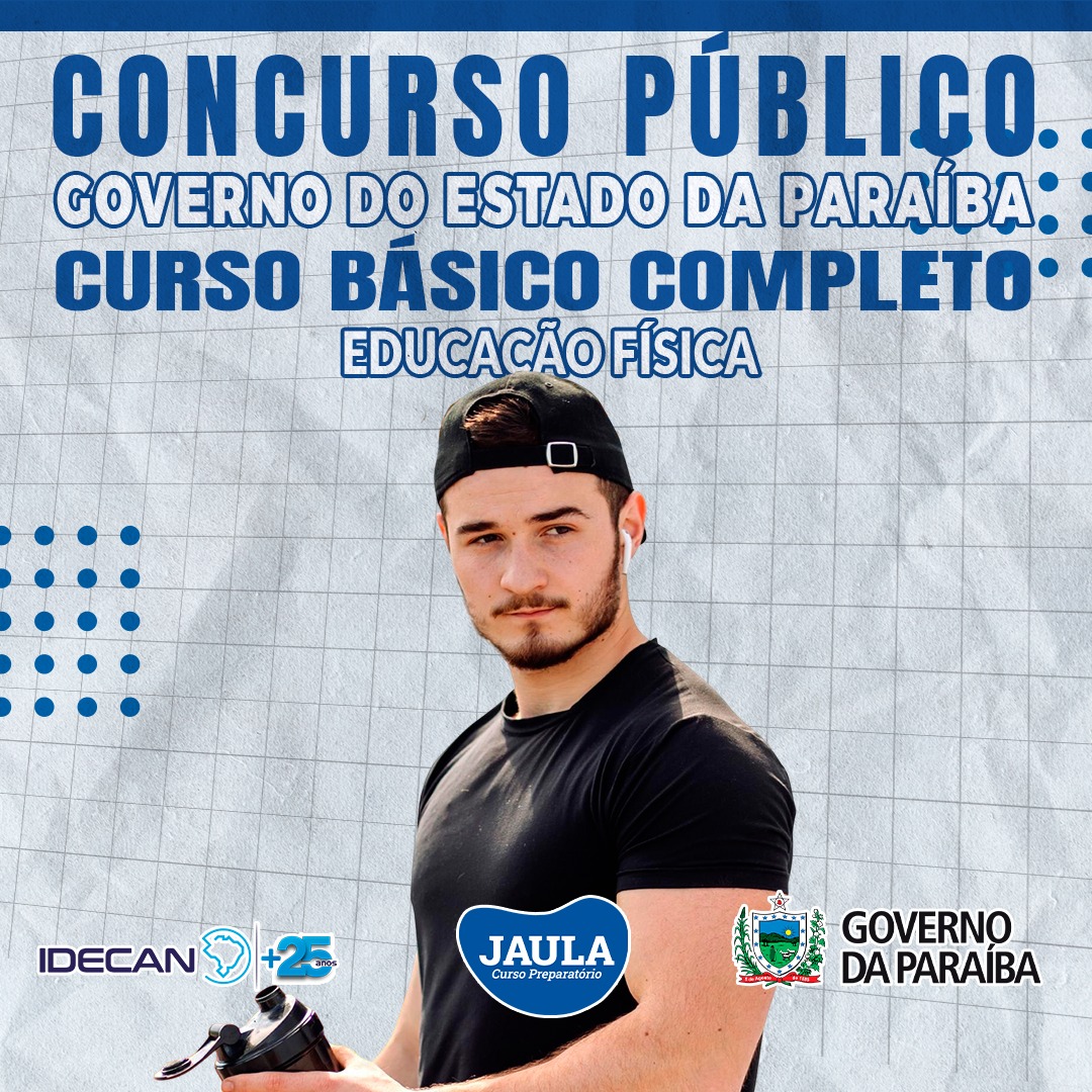Imagem de capa para o Curso online PROFESSOR DE EDUCAÇÃO FÍSICA (IDECAN) – PARAÍBA
