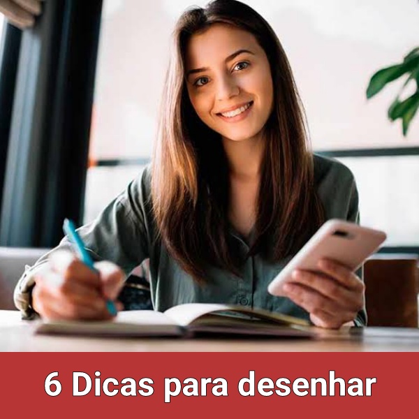 Imagem de capa para o Ebook 6 Dicas Para Desenhar