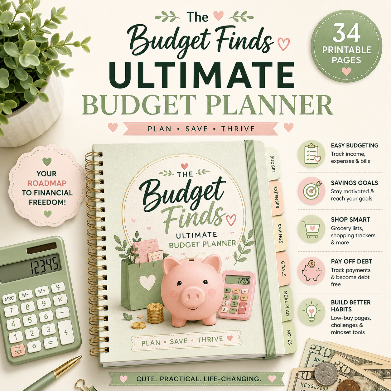 The Budget Finds - Ultimate Budget Planner cover preview