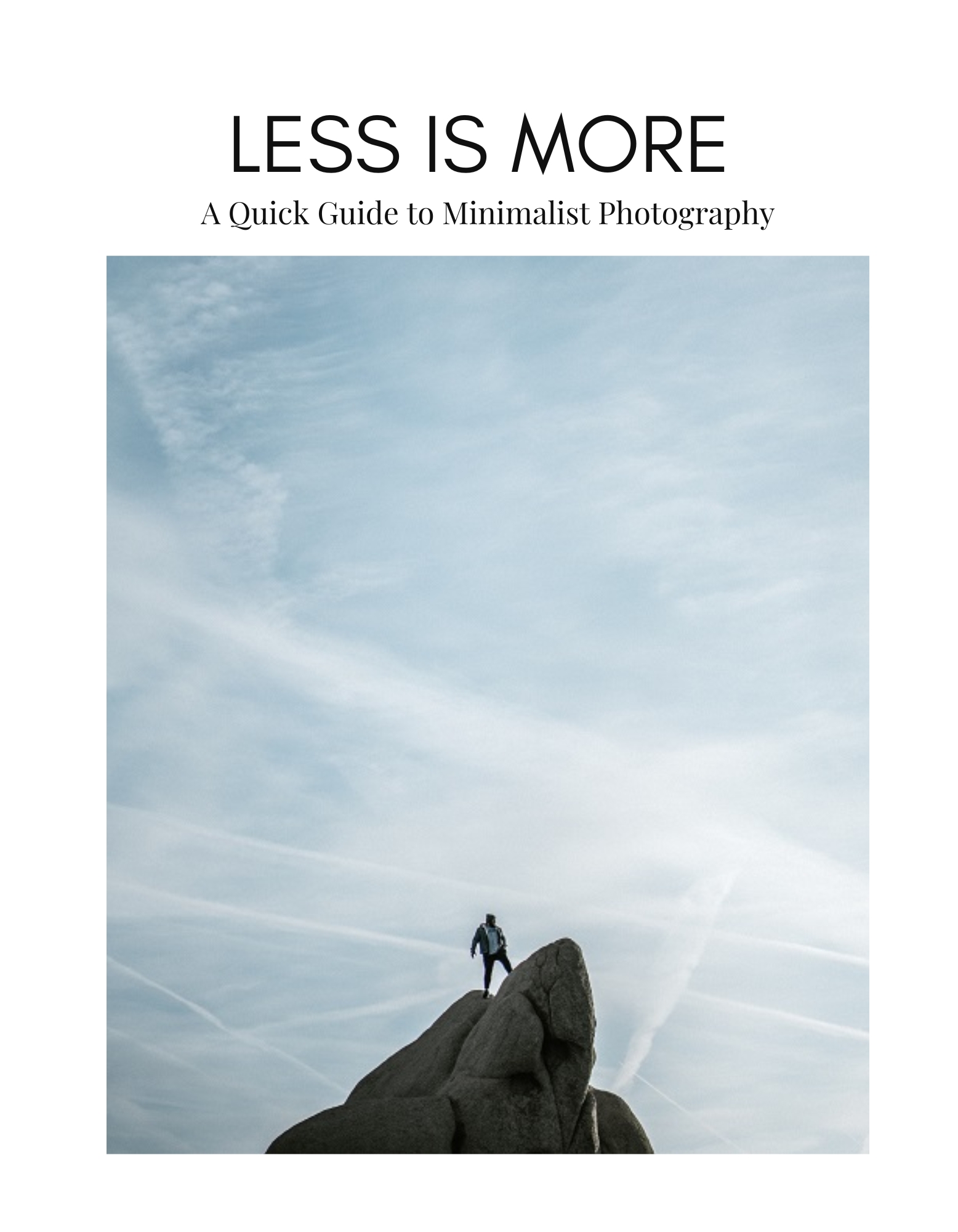 Picture of Minimalist Fine Art Photography | Quietude — Where Less Is More | J. Morris