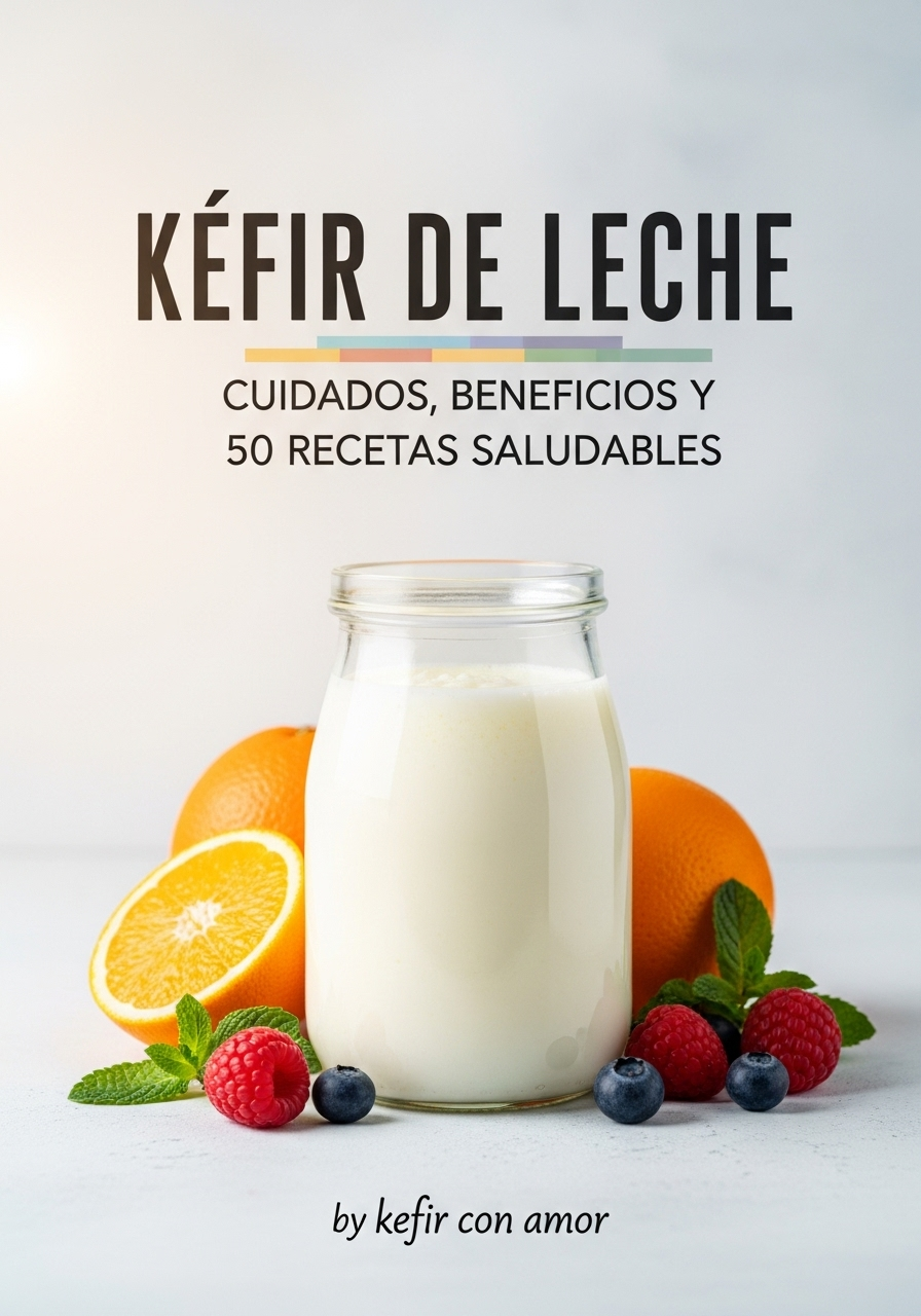 Kéfir de Leche: Cuidados, Beneficios y 50 Recetas Saludables - Kefi...
