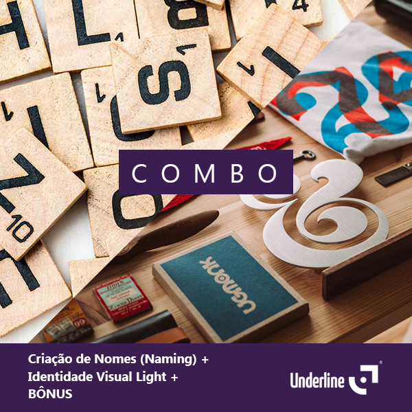 Criação de Nomes (Naming) + Identidade Visual Light [COMBO] + BÔNUS