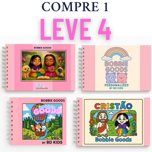 Leve 4 Livros estilo Bobbie Goods e Pague Só 1 (um é exclusivamente...