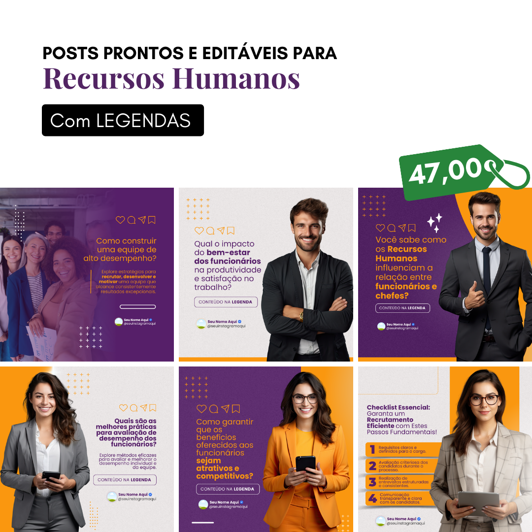 Imagem de capa para o Curso online Pack Canva Recursos Humanos 2