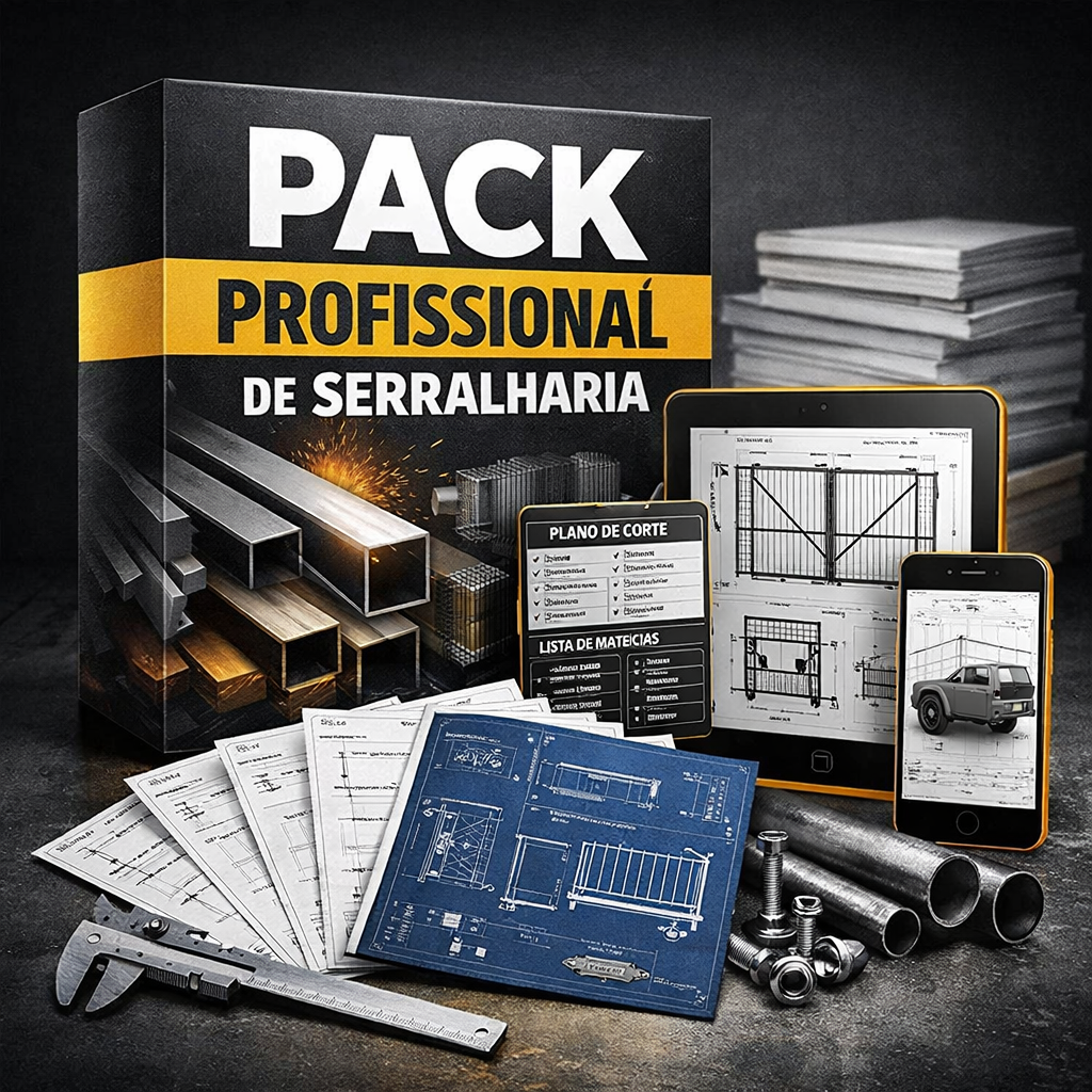 Pack Profissional de Serralharia - Básico - Patrick Soares | Hotmart