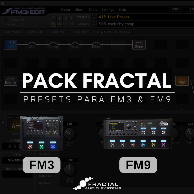 PACK DE PRESETS - FRACTAL FM3/FM9 - Marquinhos Fontes | Hotmart