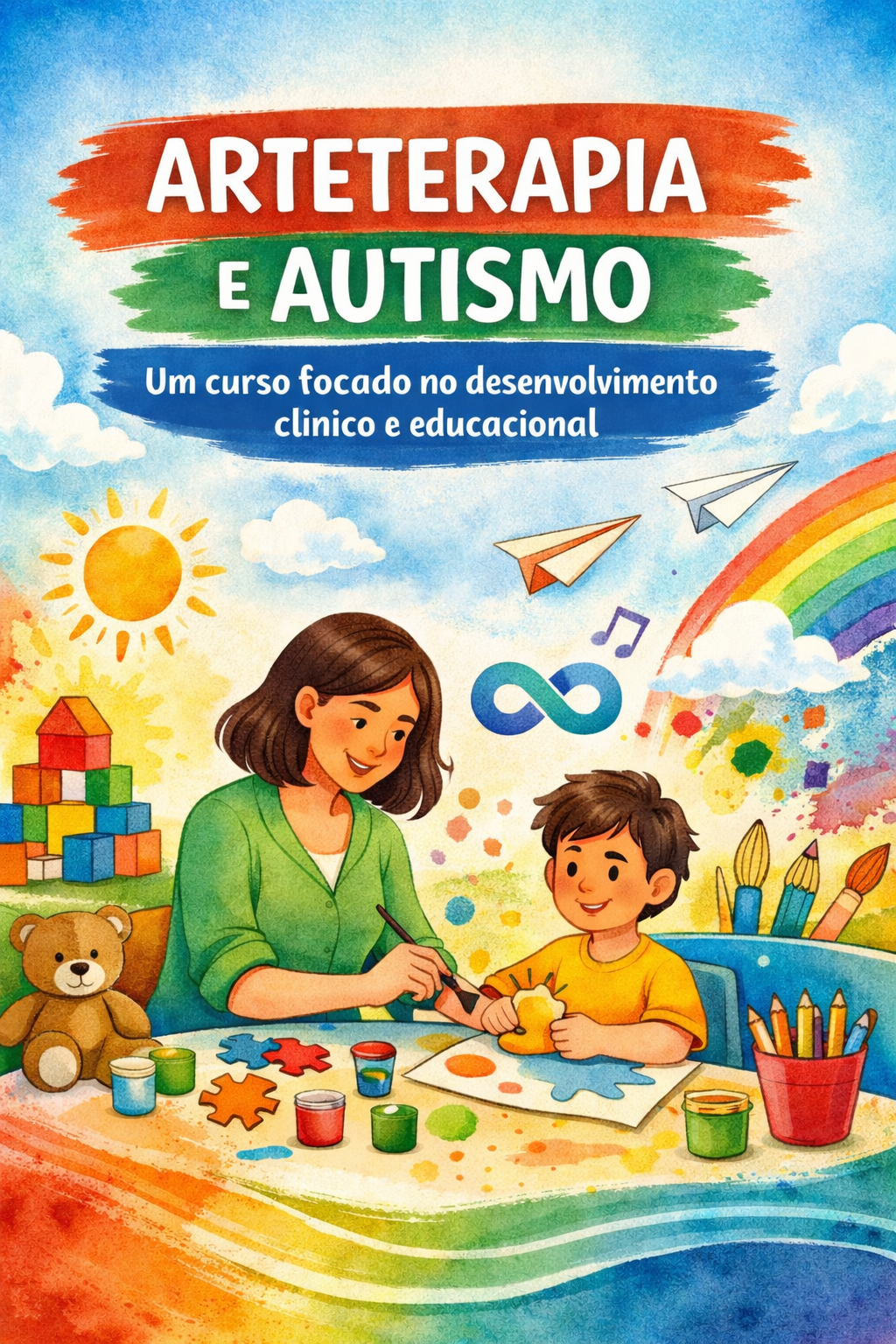 Arteterapia e Autismo: Um curso voltado para a prática clínica e educacional