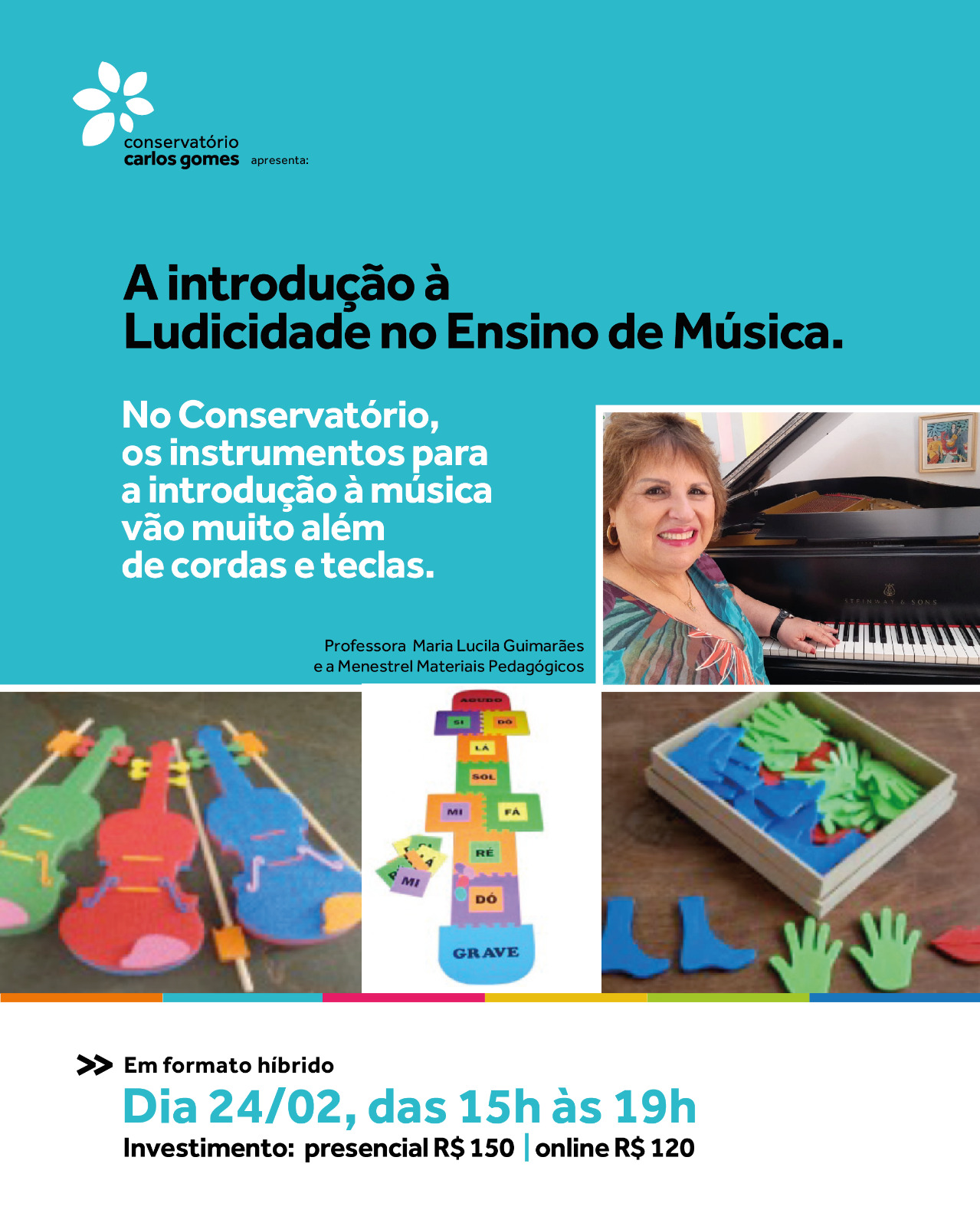 Imagem de capa para o Evento online A Introdução à Ludicidade no Ensino da Música