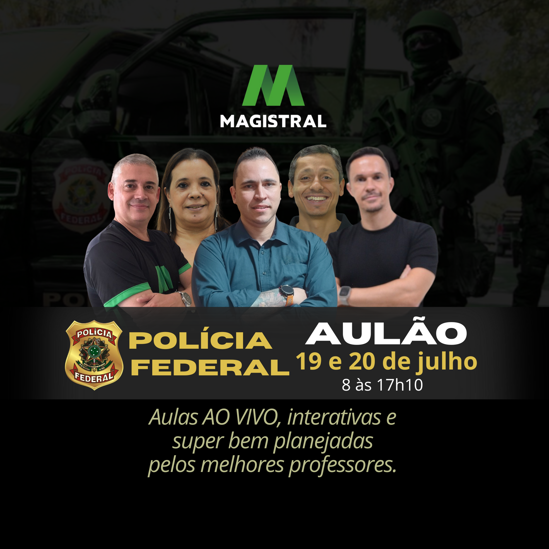 AULÃO ESTRATÉGICO - Polícia Federal 2025 - Magistral Concursos Mi...