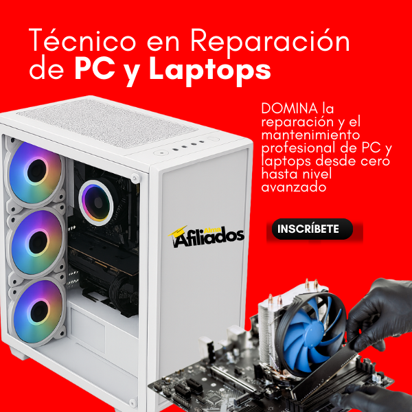 ▶️ TÉCNICO EN INSTALACIÓN, REPARACIÓN Y MANTENIMIENTO DE PC Y LAPTOPS