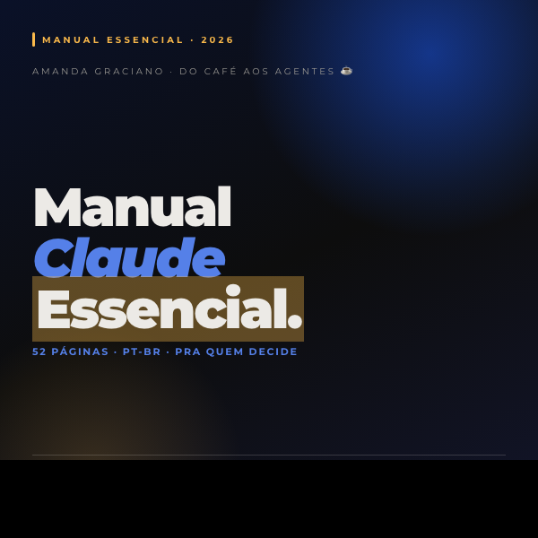 Manual Claude Essencial - Amanda Silva | Hotmart