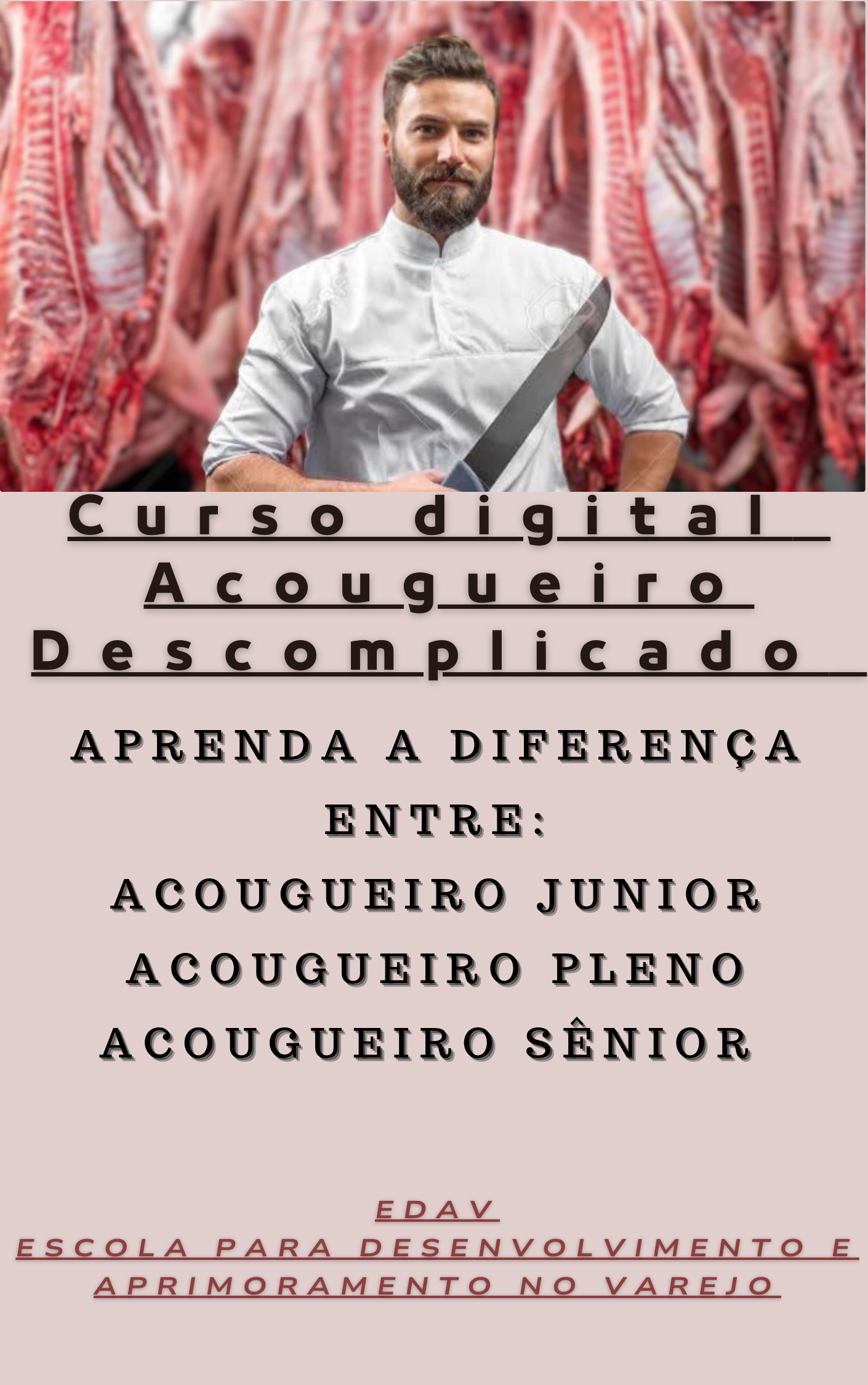 Curso digital Açougueiro Descomplicado 