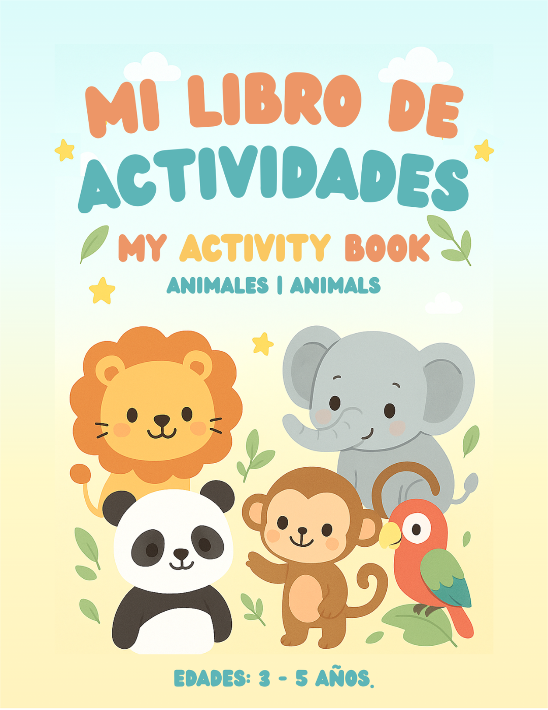 Aventuras de Colores en la Selva: Libro de Actividades para Pequeño...