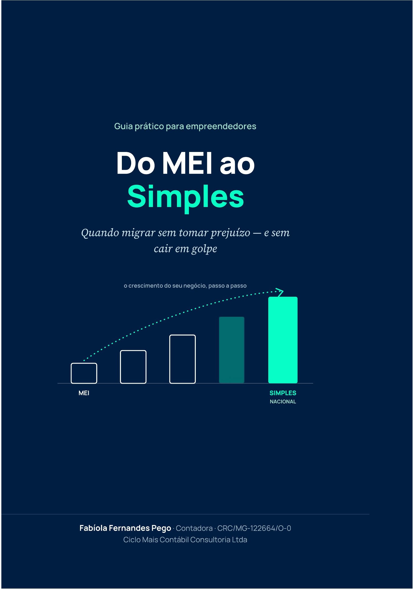 Do MEI ao Simples Capa do Guia