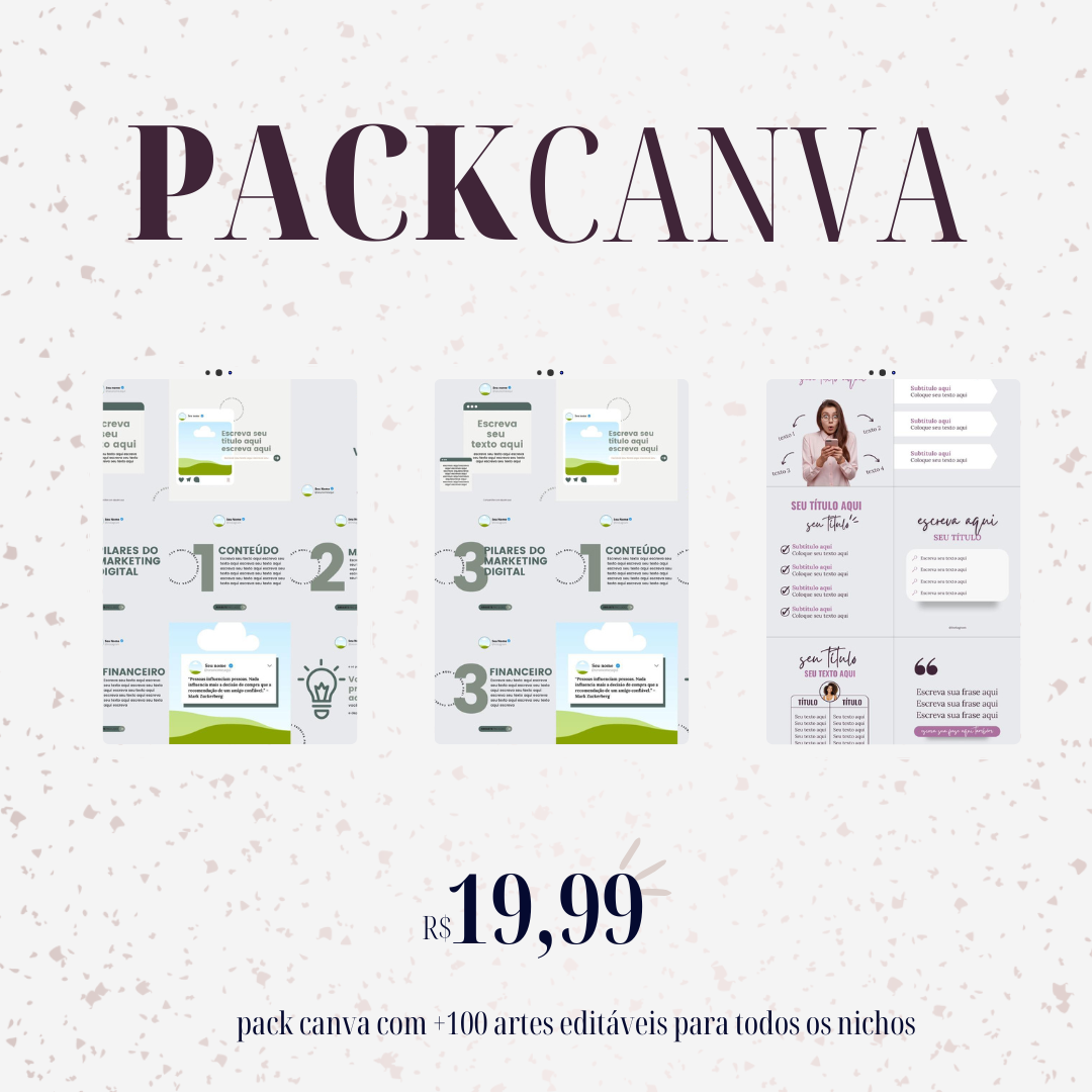 Pack Canva Para Todos os Nichos
