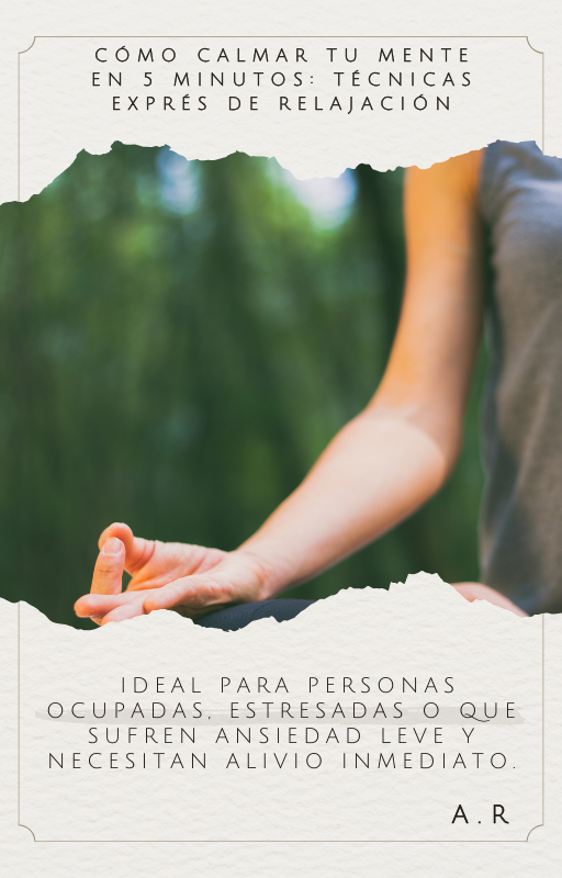 Cómo calmar tu mente en 5 minutos: Técnicas exprés de relajación