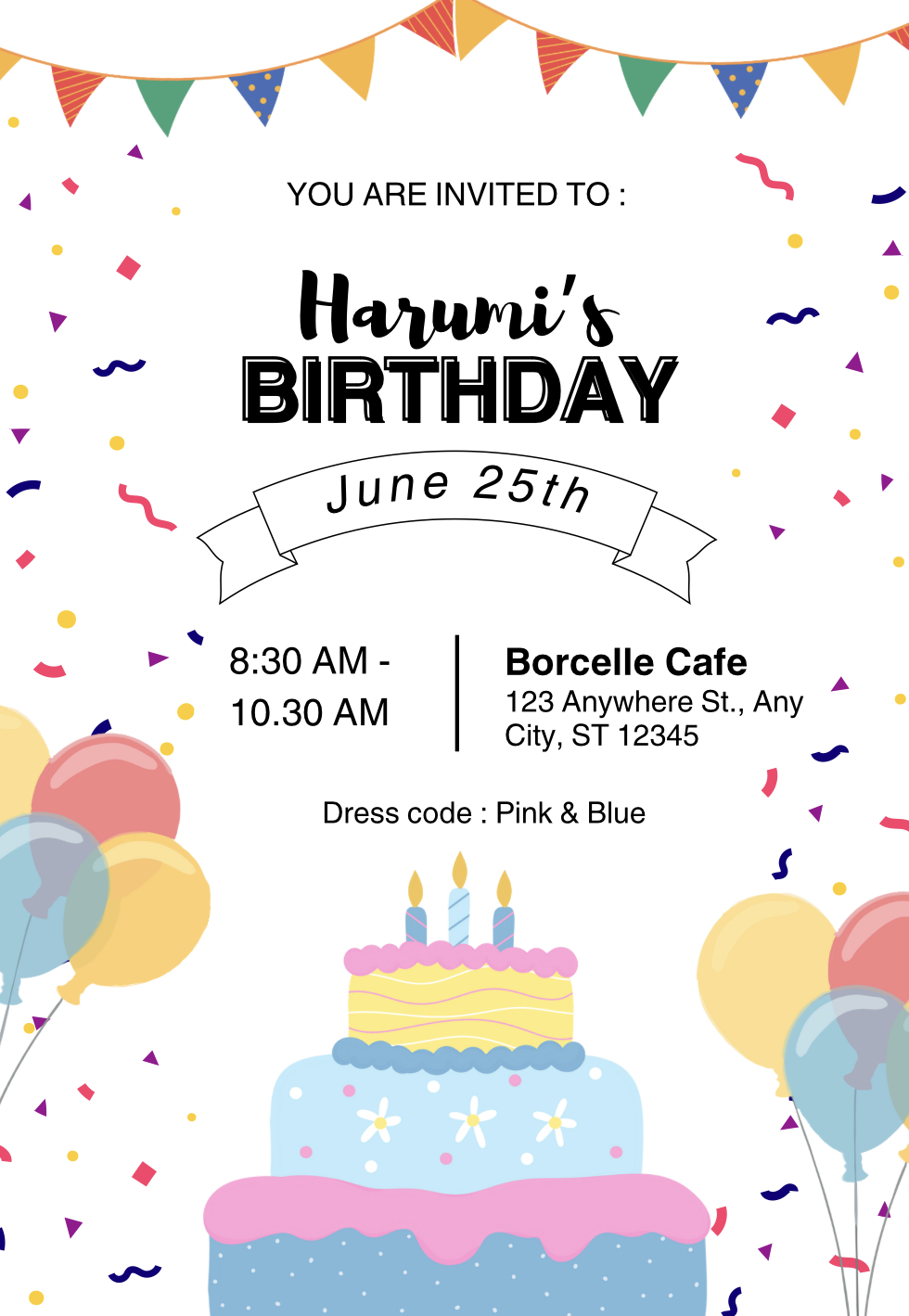 Birthday invitation