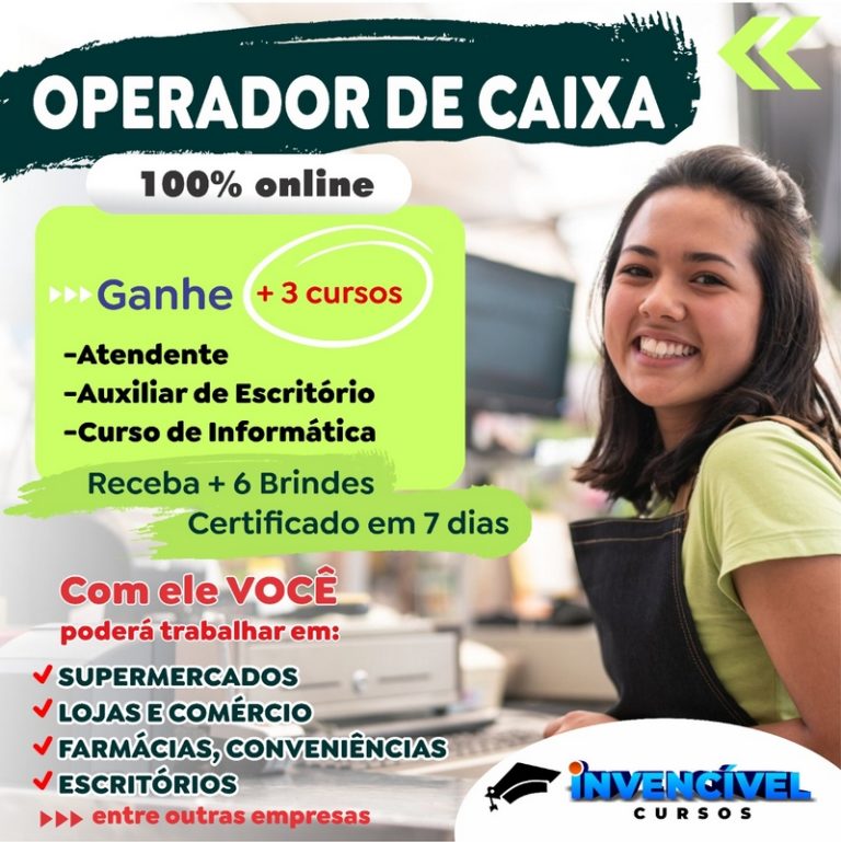 OPERADOR DE CAIXA - Portal Invencível Cursos | Hotmart