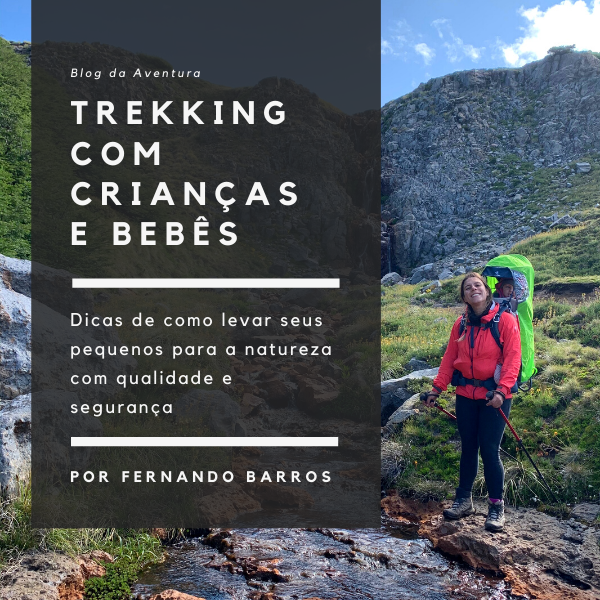 Imagem de capa para o Ebook Trekking com crianças e bebês