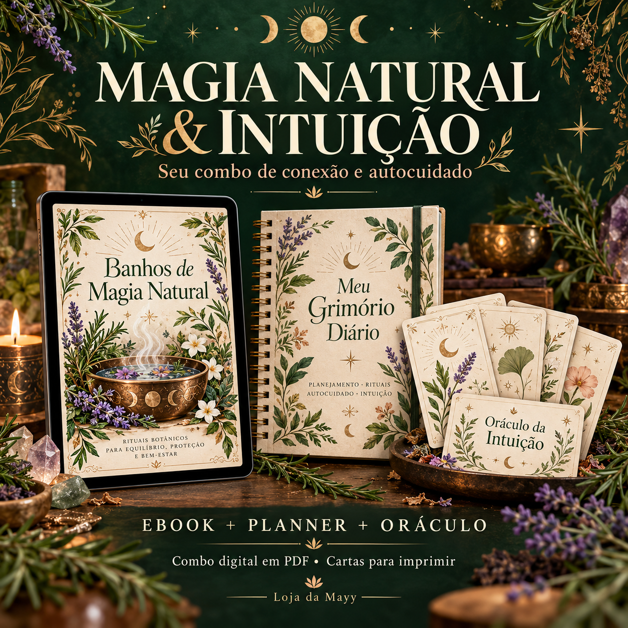 Kit de Magia Natural para Autoconhecimento