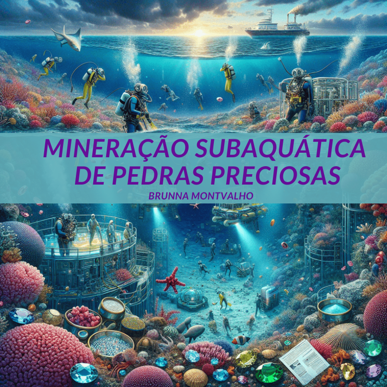Imagem de capa para o Ebook Mineração Subaquática de Pedras Preciosas