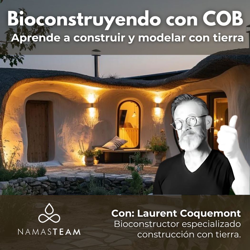 Imagen de portada para Curso online Bioconstruyendo con COB: Aprende a construir y modelar con tierra 