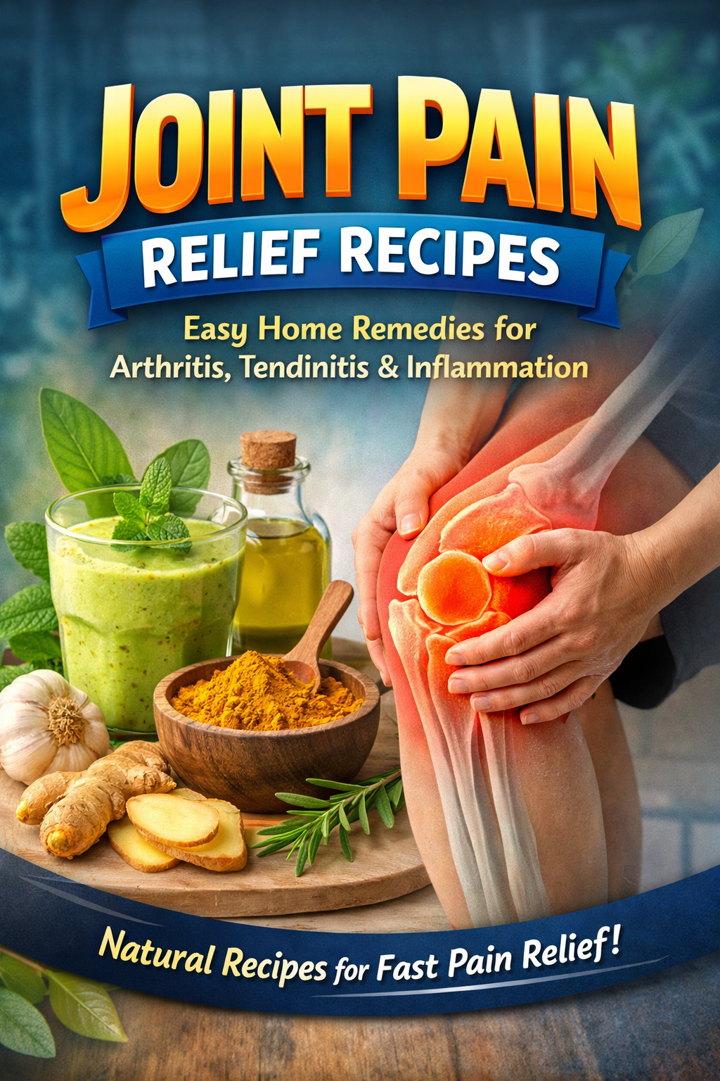 Joint Pain Relief Recipes Natural Home Remedies for Arthritis, Tend...