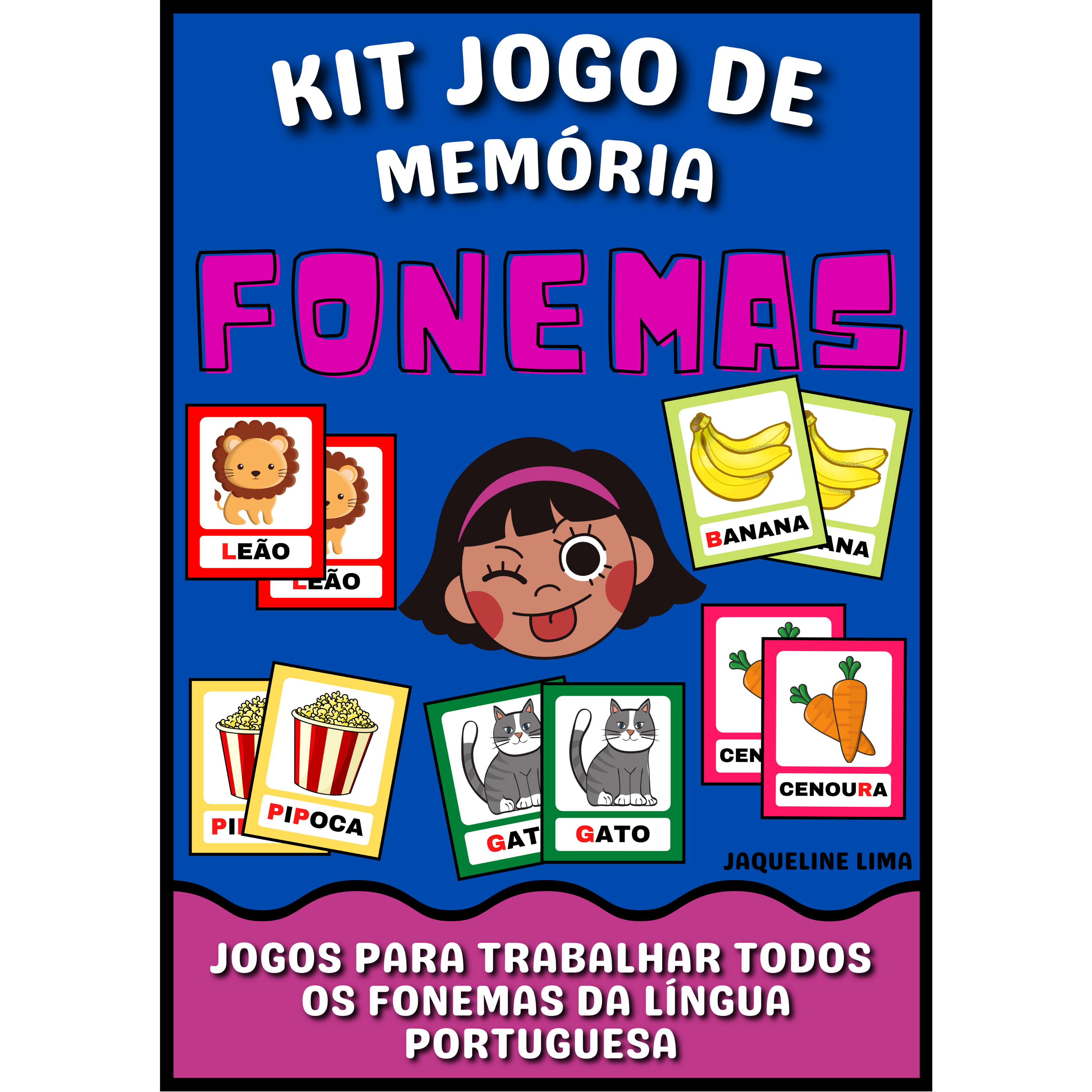 Imagem de capa para o Ebook KIT JOGO DE MEMÓRIA - FONEMAS