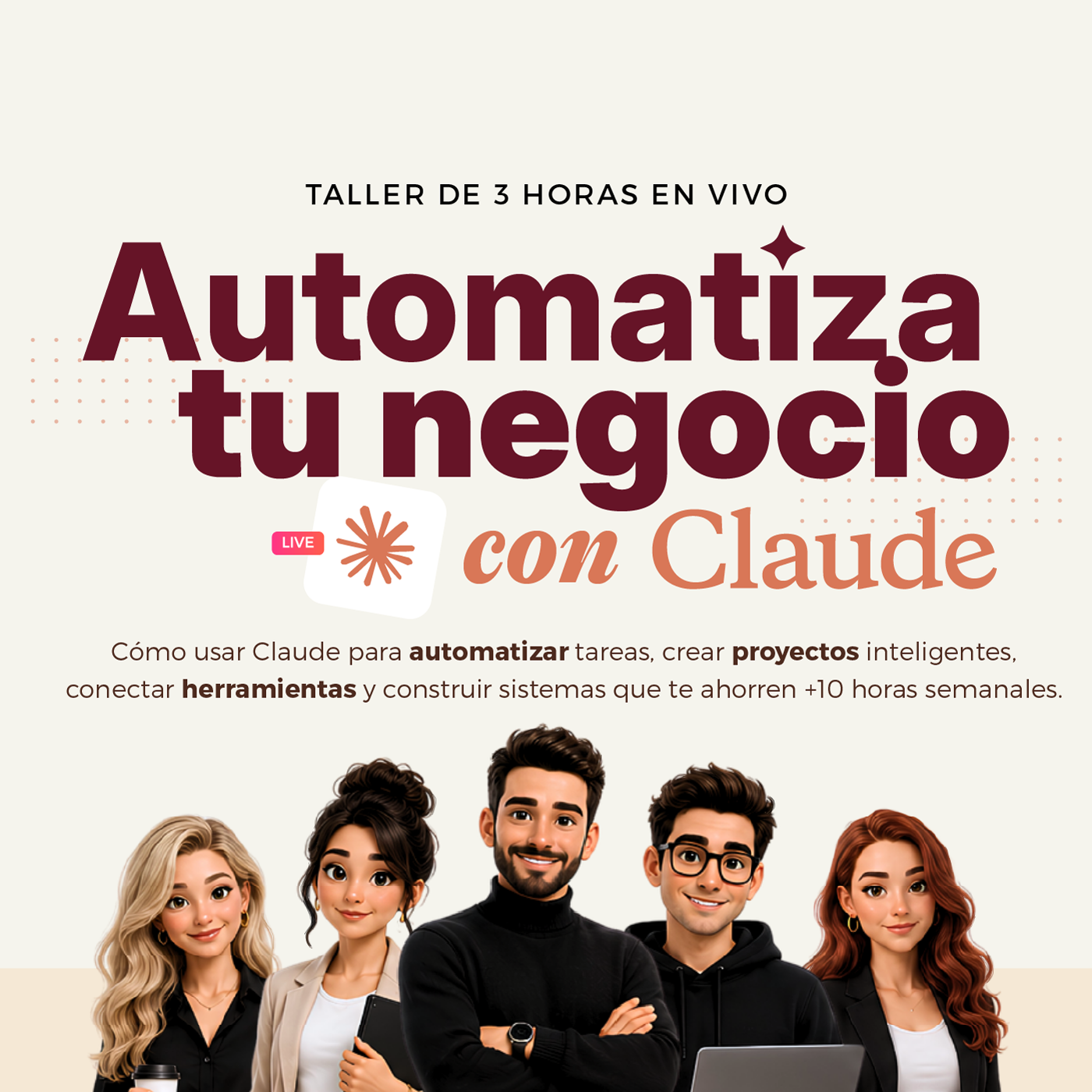 AUTOMATIZA TU NEGOCIO CON CLAUDE: CREA TU EQUIPO DE IA DESDE CERO CURSO 2026