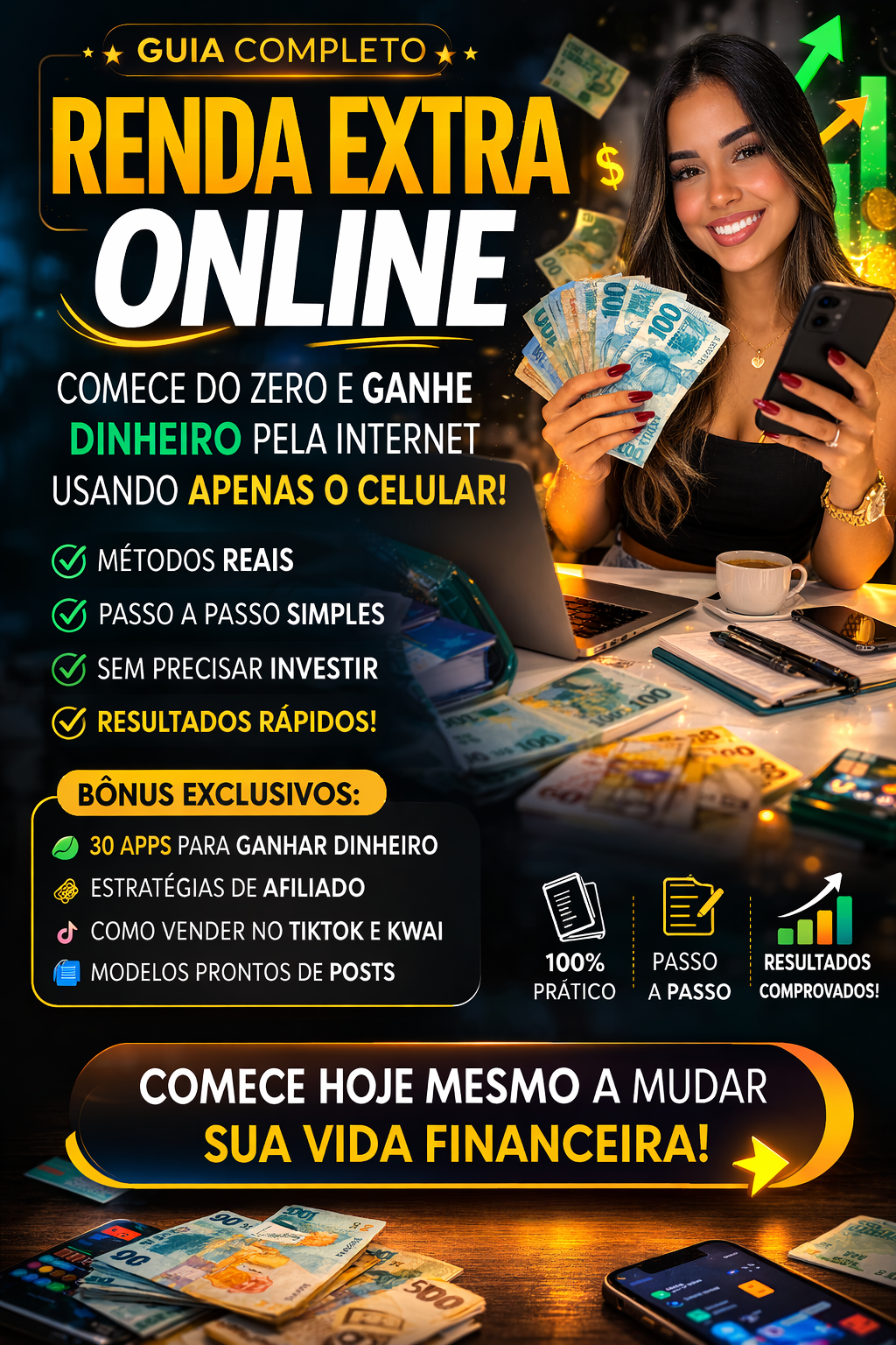 “Renda Extra Online: Guia Prático Para Começar do Zero Usando Apenas o ...