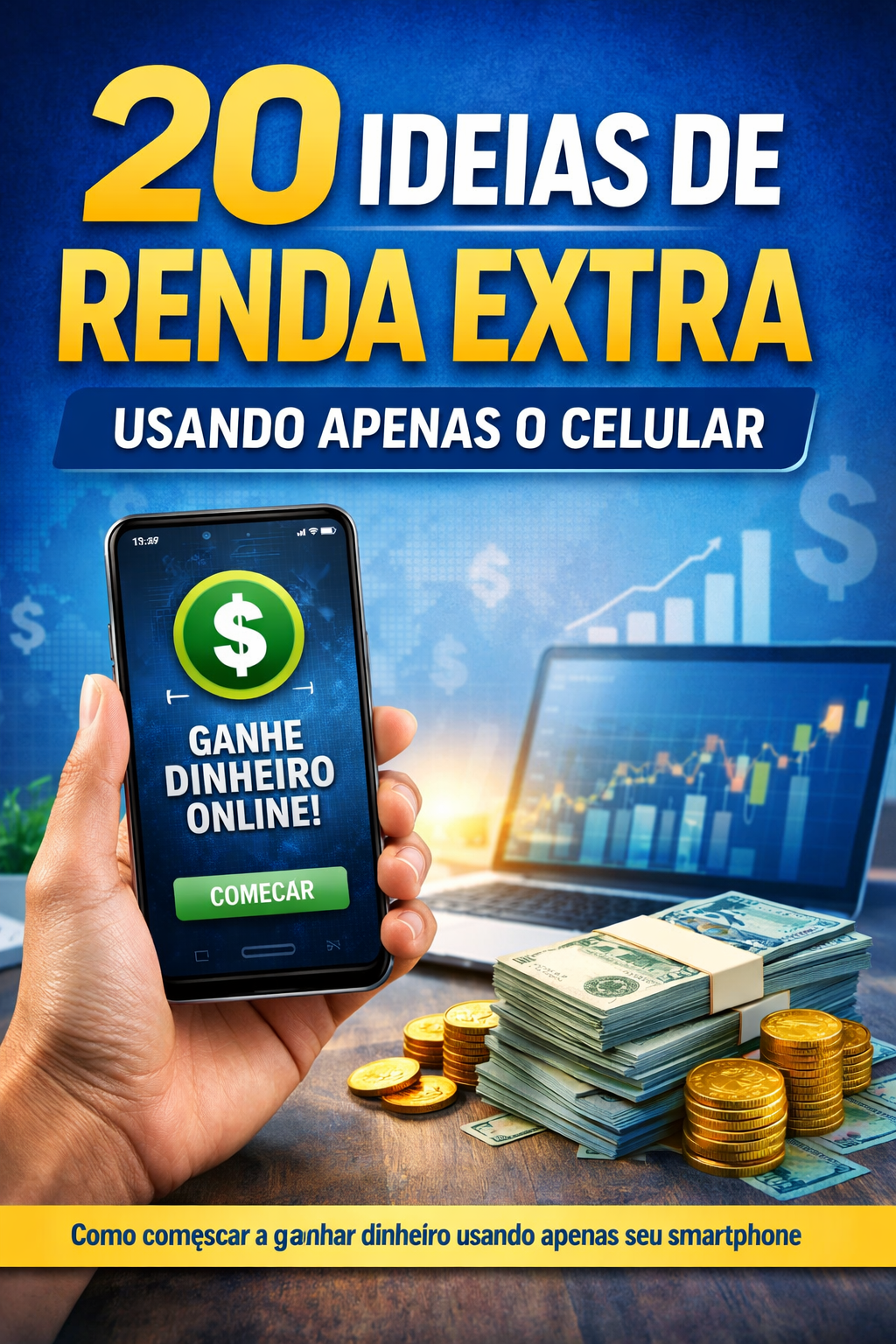 20 Ideias de Renda Extra Usando Apenas o Celular - Kelvin Kelton