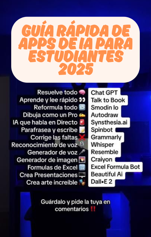 ¨Guía Rápida de Apps de IA para Estudiantes 2025¨ - jose abel | Hot...