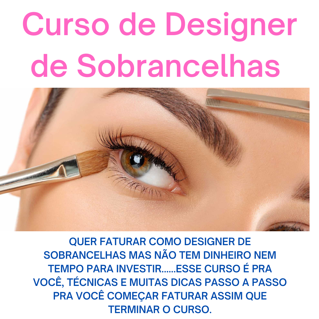 Imagem de capa para o Ebook DESIGNER DE SOBRANCELHAS