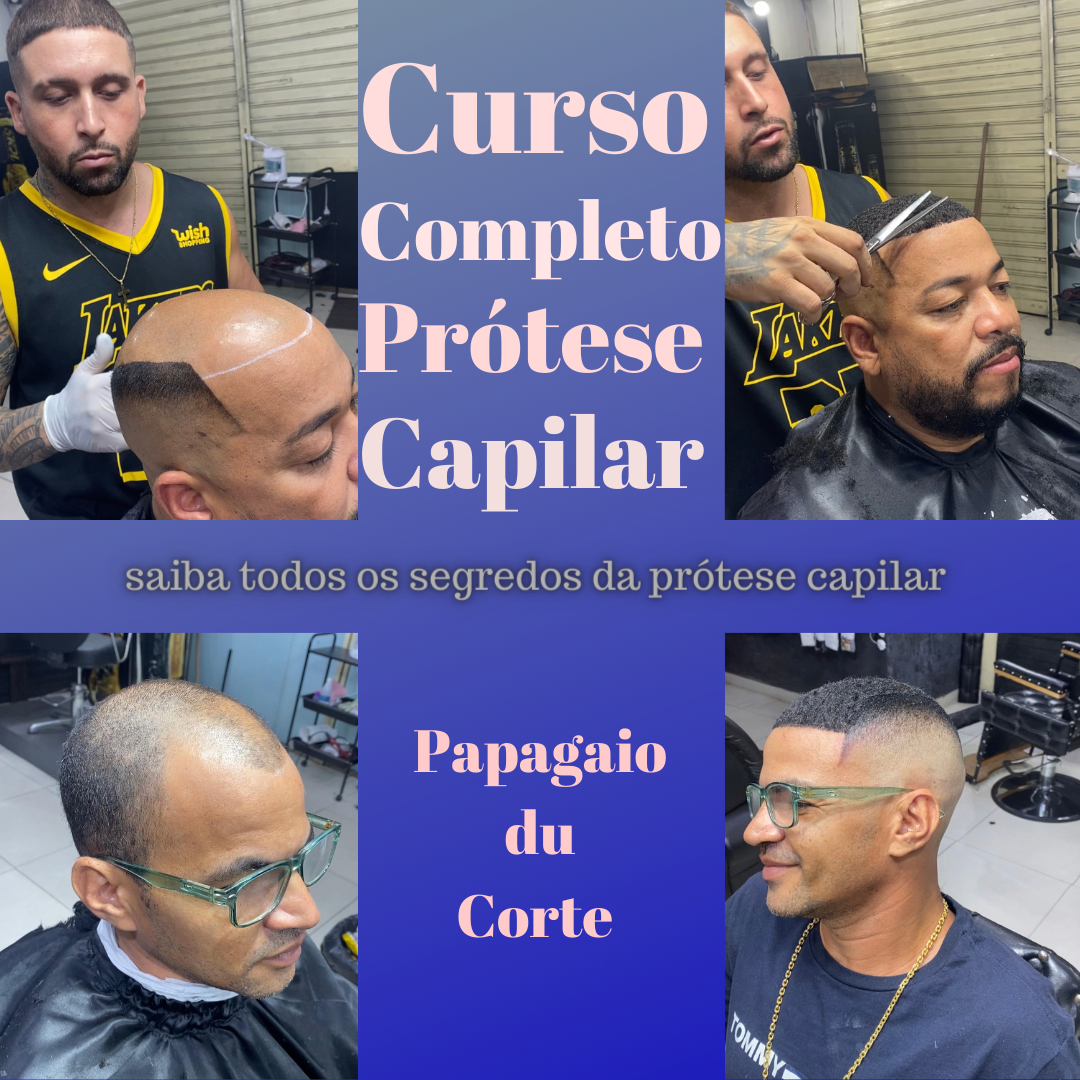 Curso prótese capilar Papagaioducorte🦜